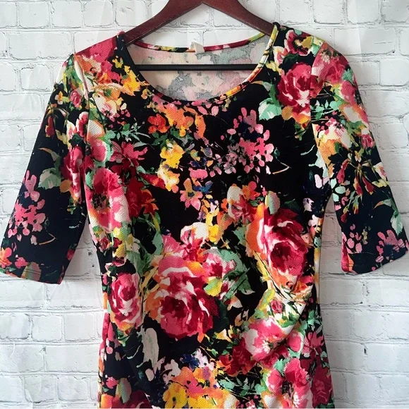 Pink Blush Multicolor Floral cute dress size M - Picture 5 of 11